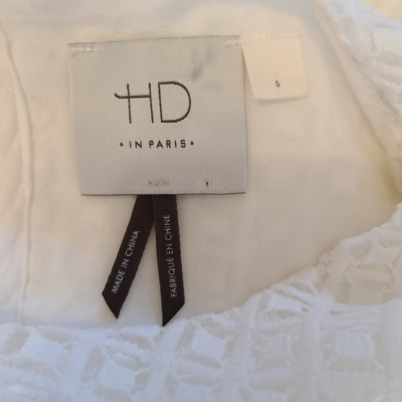 Anthro/HD in Paris Lace & Eyelet Shift Dress - Picture 7 of 7